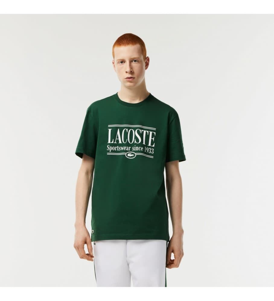 Camiseta Lacoste TH0322 00 132 verde - Imagen 1