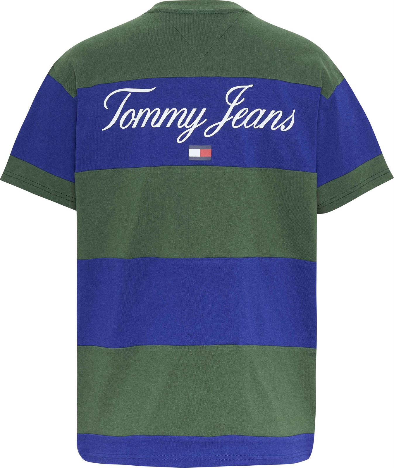 Camiseta TOMMY JEANS DM0DM16836 C9B navy voyage/multi - Imagen 3