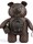 Mochila Sprayground Brown Checkered scepialops teddy bear - Imagen 1