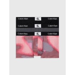 3 boxer Calvin Klein 000NB3532E 107 negro/gris/dubarry - Imagen 1