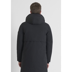 Abrigo ANTONY MORATO MMCO01033 FA600287 9000 Long Coat Regular Fit Negro - Imagen 2