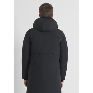 Abrigo ANTONY MORATO MMCO01033 FA600287 9000 Long Coat Regular Fit Negro - Imagen 2