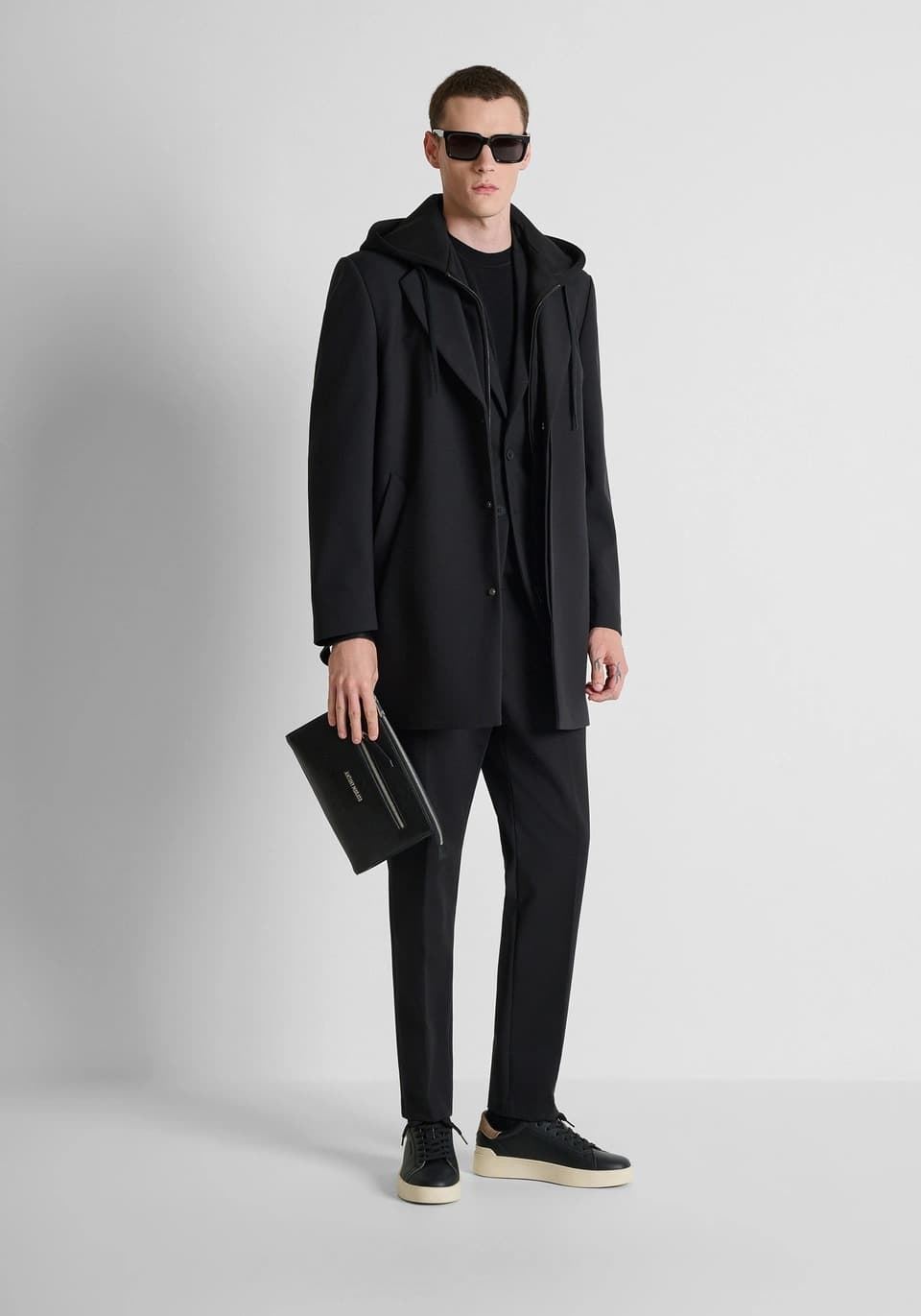 Abrigo Antony Morato Regular Fit Black MMCO01021 FA600162 9000 - Imagen 6
