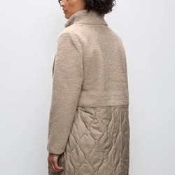 Abrigo Reef Sand Street One Mat Mix Teddy Coat 202111 12285 - Imagen 2