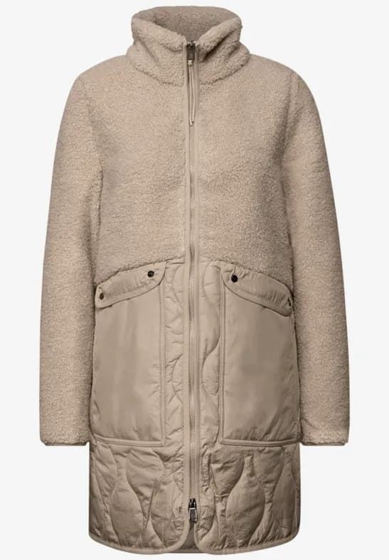 Abrigo Reef Sand Street One Mat Mix Teddy Coat 202111 12285 - Imagen 4