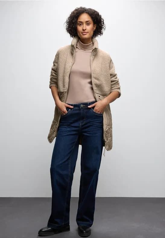 Abrigo Reef Sand Street One Mat Mix Teddy Coat 202111 12285 - Imagen 6