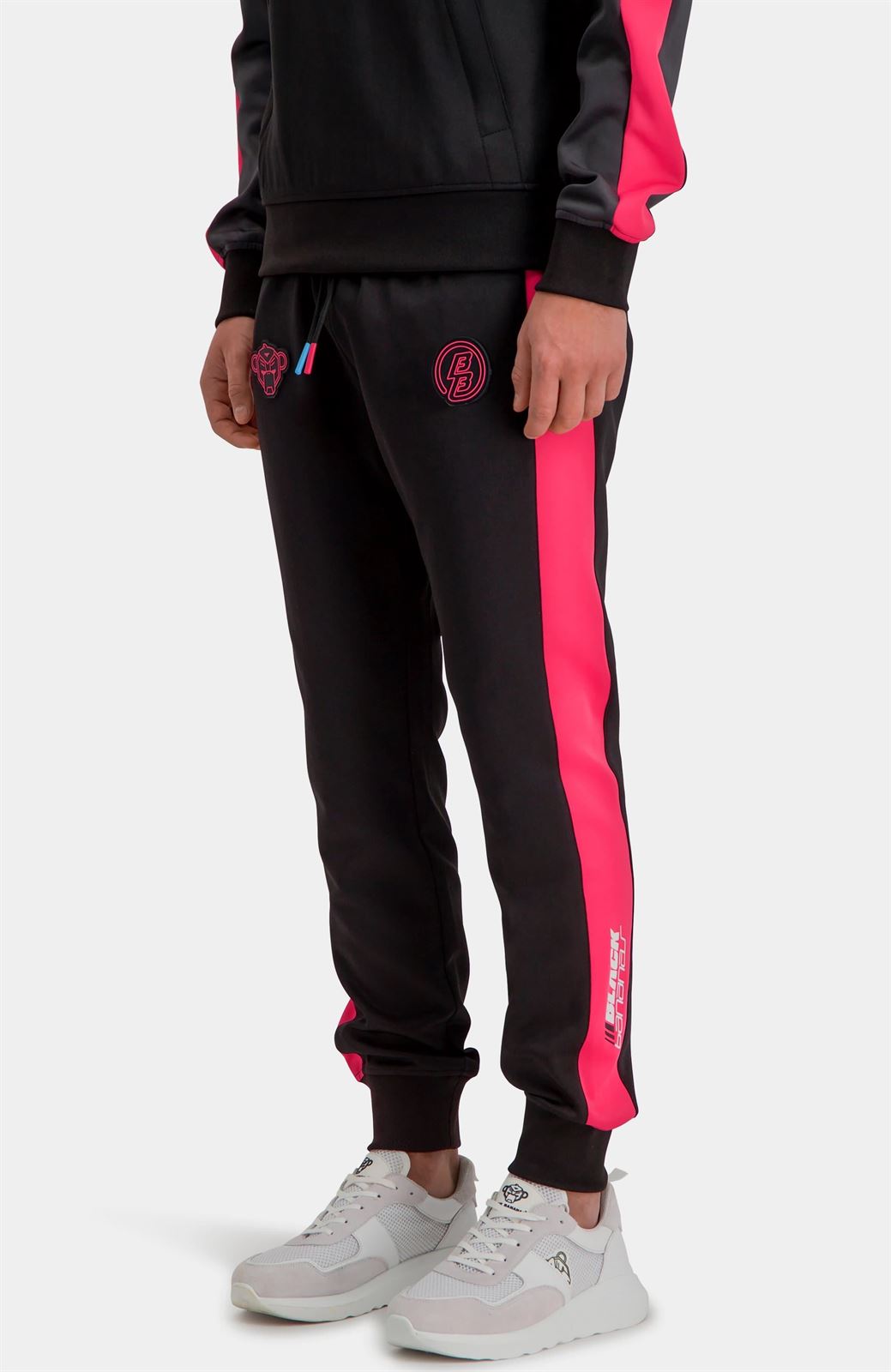 Augmented Trackpants BLACK BANANAS black/hot pink - Imagen 2