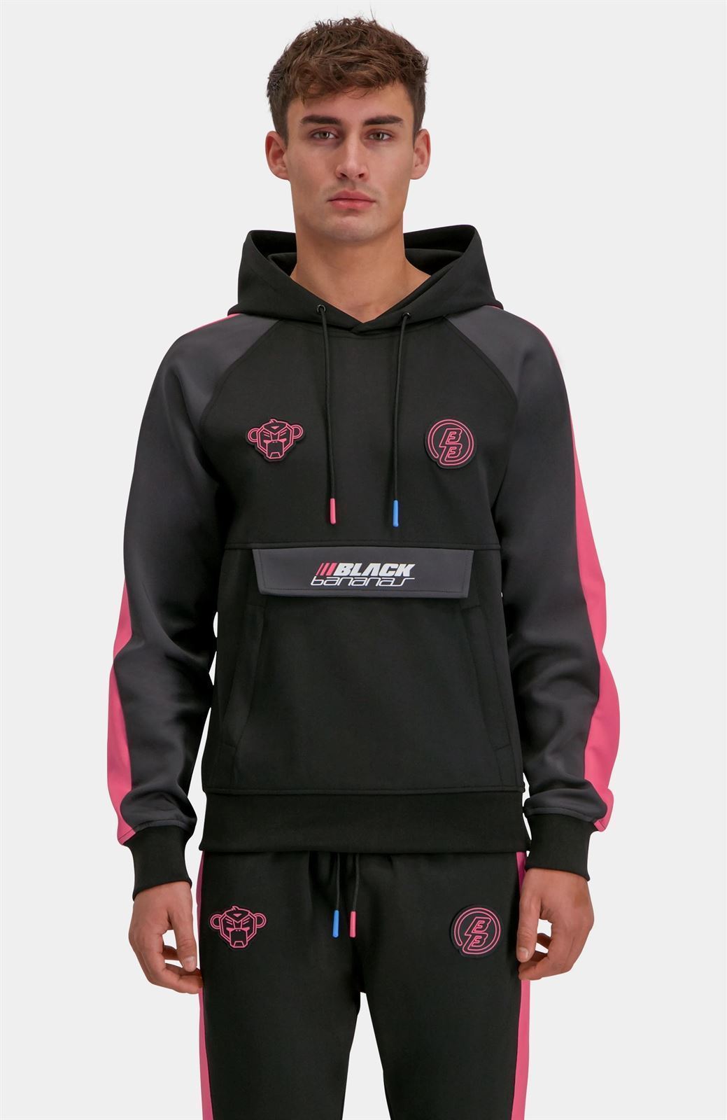 Augmented Tracktop BLACK BANANAS black/ hot pink - Imagen 1