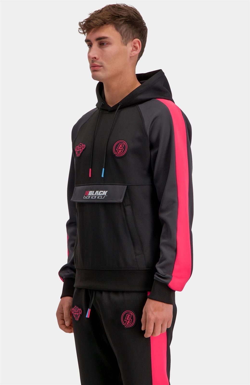 Augmented Tracktop BLACK BANANAS black/ hot pink - Imagen 2