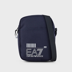 Bandolera EA7 Emporio Armani 245086 CC940 08138 navy/white logo - Imagen 1
