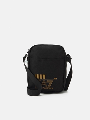 Bandolera EA7 Emporio Armani 245086 CC940 26121 black/gold logo - Imagen 1