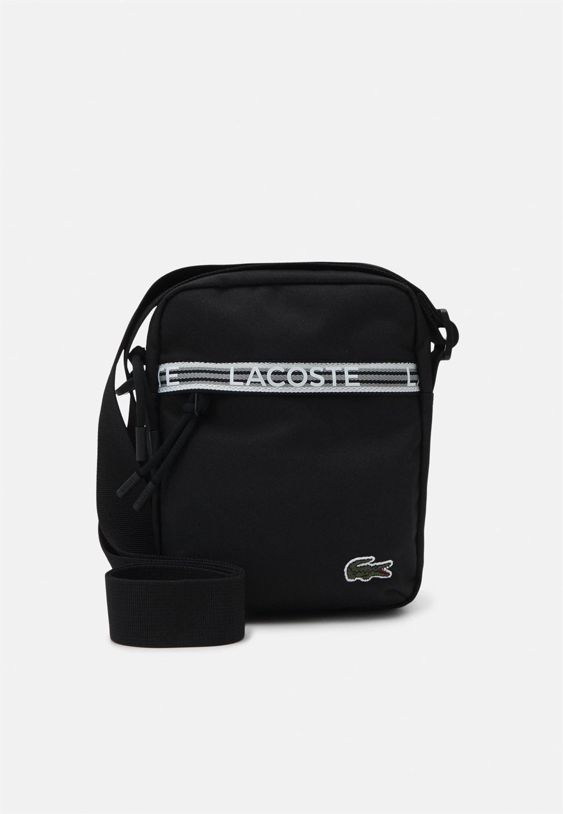 Bandolera LACOSTE NH4270NZ L77 royaume noir blanc - Imagen 1