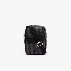 Bandolera Lacoste NH4409LX H45 monogram noir - Imagen 1