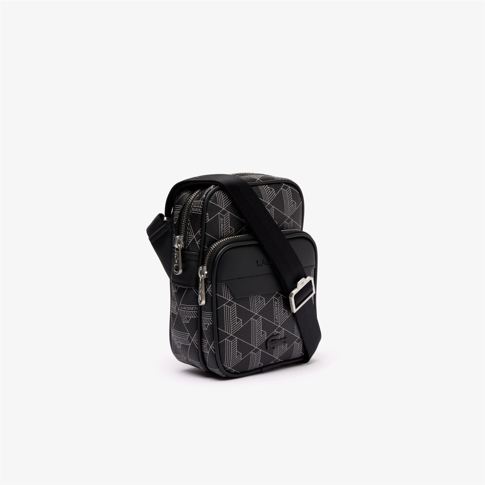 Bandolera Lacoste NH4409LX H45 monogram noir - Imagen 3