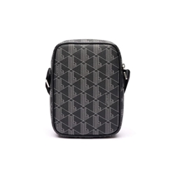 Bandolera Lacoste Vertical Camera Bag Monogram Noir NH4410LX H45 - Imagen 2