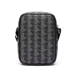 Bandolera Lacoste Vertical Camera Bag Monogram Noir NH4410LX H45 - Imagen 2