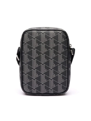 Bandolera Lacoste Vertical Camera Bag Monogram Noir NH4410LX H45 - Imagen 2