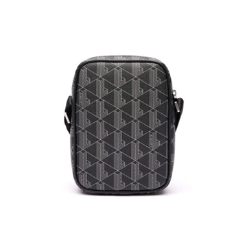 Bandolera Lacoste Vertical Camera Bag Monogram Noir NH4410LX H45 - Imagen 2