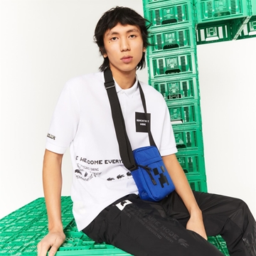 Bandolera Lacoste x Minecraft NH3746MK J93 azul - Imagen 1