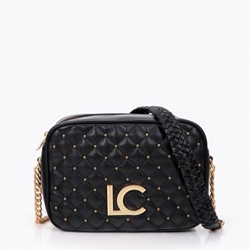 Bandolera Lola Casademunt Acolchada Negro LF2604024 00N - Imagen 1