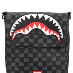 Bandolera Sparyground 910B6572NSZ Drip Check Shark Messenger Sling - Imagen 1