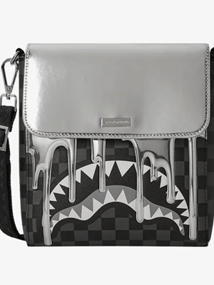 Bandolera Sprayground 910B6865NSZ Metallic drips messenger bag - Imagen 1