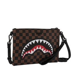 Bandolera Sprayground 910B8239NSZ Check 2 Emboss Crossover Clutch - Imagen 2