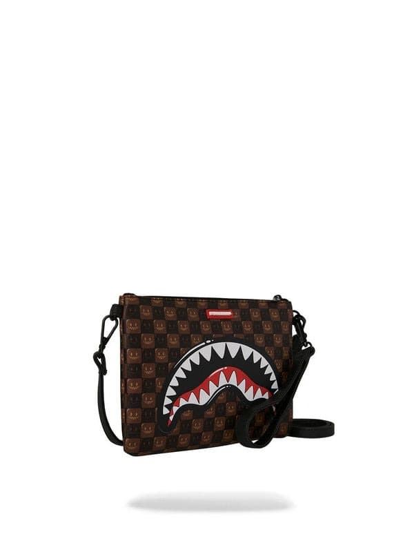 Bandolera Sprayground Sharks in Paris Bubble Brown 910B9307NSZ - Imagen 2