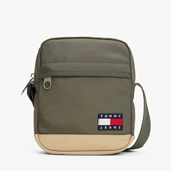 Bandolera TOMMY JEANS AM0AM13265 MRH pewter green - Imagen 1