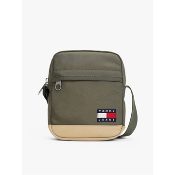 Bandolera TOMMY JEANS AM0AM13265 MRH pewter green - Imagen 1