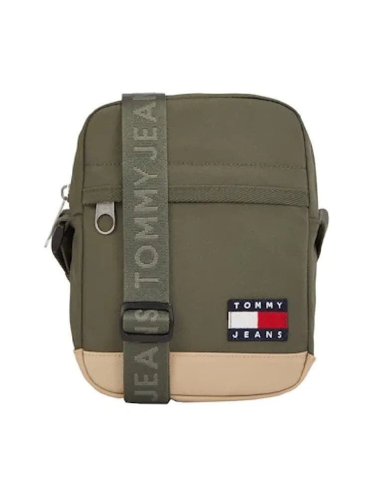 Bandolera TOMMY JEANS AM0AM13265 MRH pewter green - Imagen 9