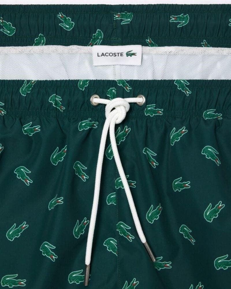 Bañador Lacoste MH7188 00 DCJ sinople/multicolor - Imagen 3