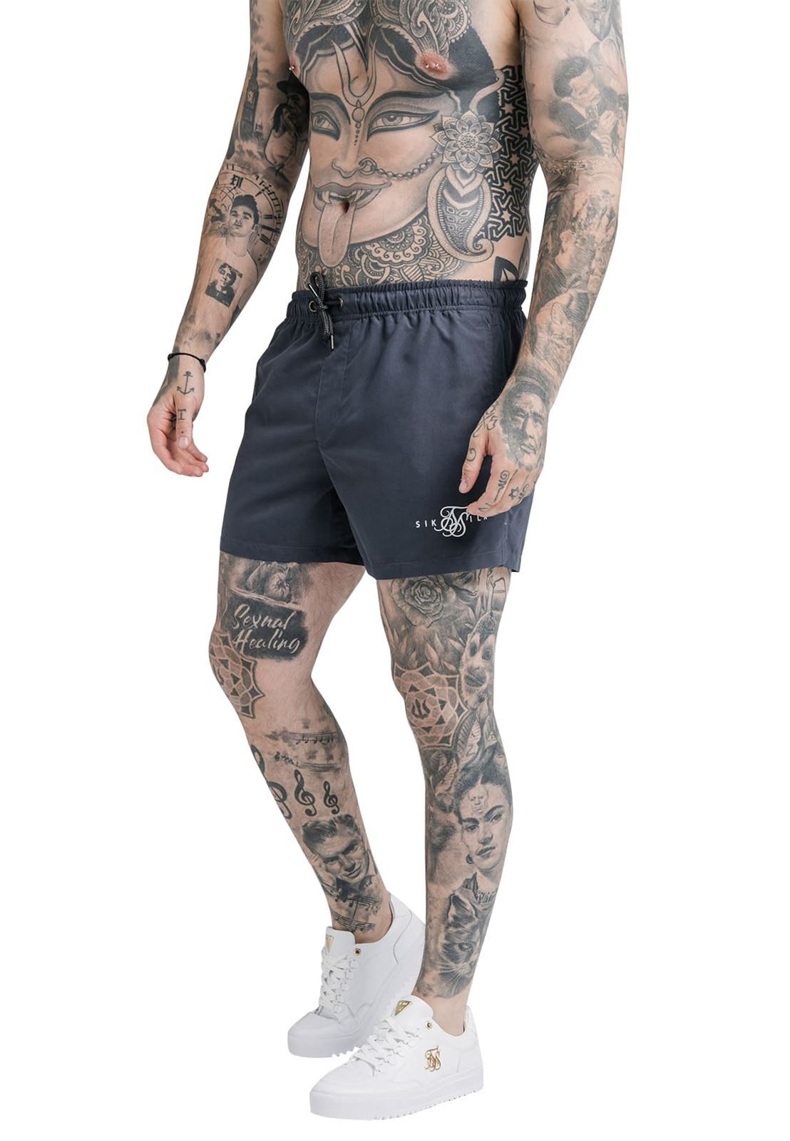 Bañador SIKSILK SS-17979 Navy standart swin short - Imagen 1