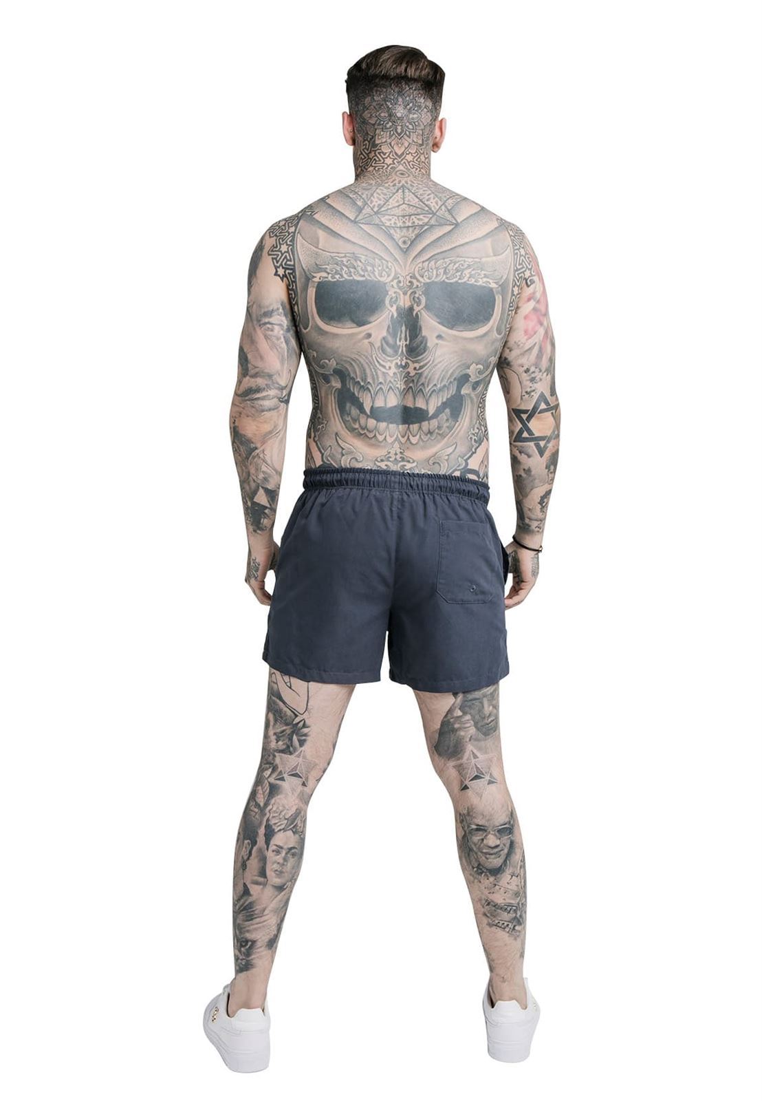 Bañador SIKSILK SS-17979 Navy standart swin short - Imagen 4