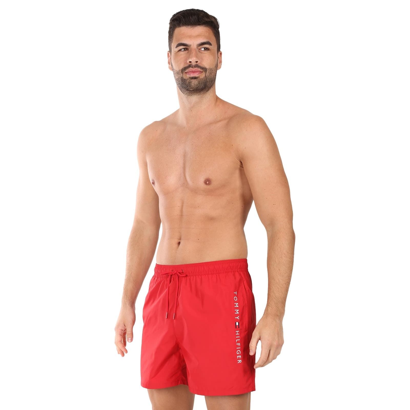 Bañador Tommy Hilfiger Medium Red UM0UM03258 XLD - Imagen 4
