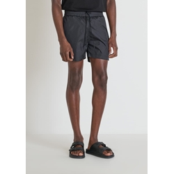 Bañador Antony Morato Beachwear Regular Fit in Quick Black MBW00087 FA600054 9000 - Imagen 1
