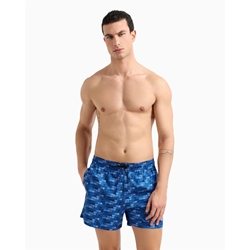 Bañador EA7 Emporio Armani 7M000510 AF13059 FB067 fancy turkish sea monogram new - Imagen 2