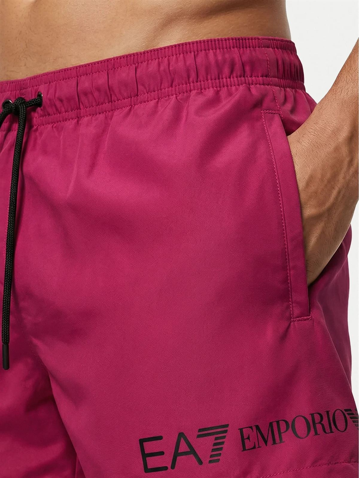 Bañador EA7 Emporio Armani Festival Fucsia/Black 7M002000 AF13049 MA102 - Imagen 3