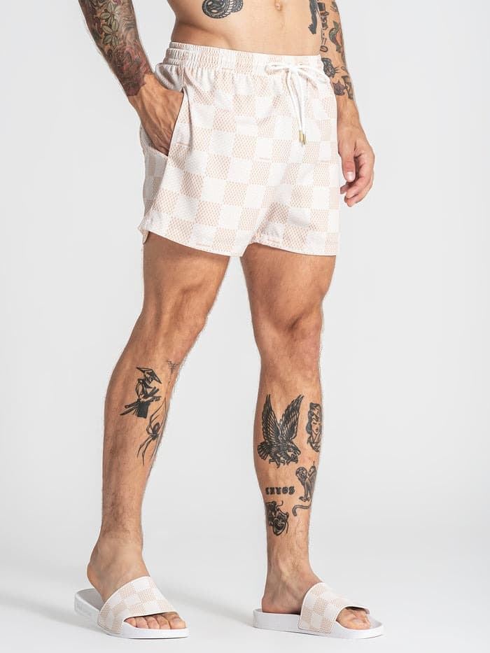 Bañador Gianni Kavanagh Beige Piazza GKM007443 - Imagen 4