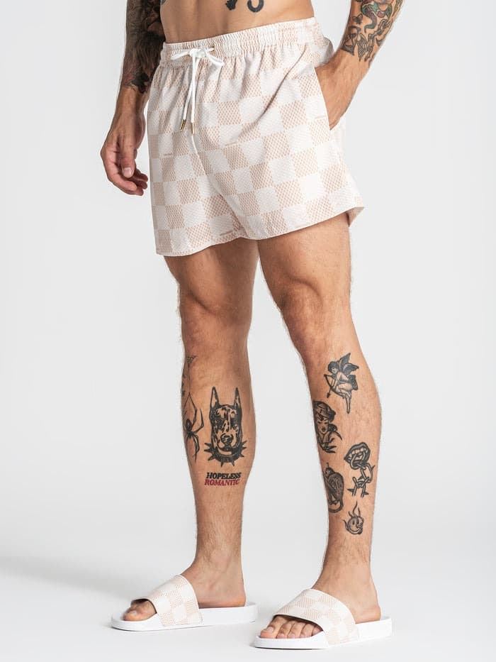 Bañador Gianni Kavanagh Beige Piazza GKM007443 - Imagen 6