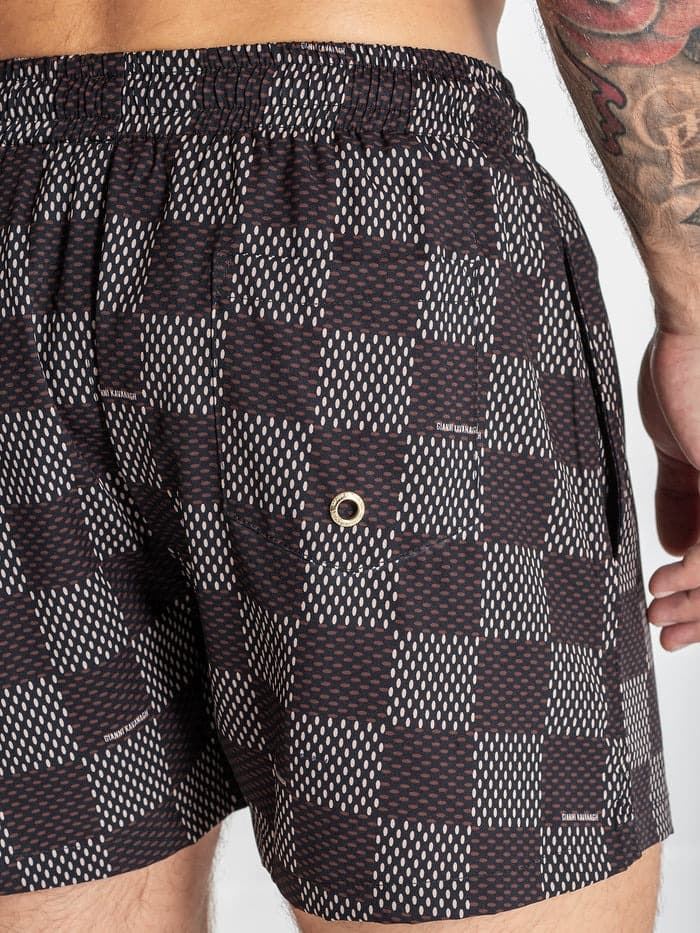 Bañador Gianni Kavanagh Brown Piazza GKM007447 - Imagen 5