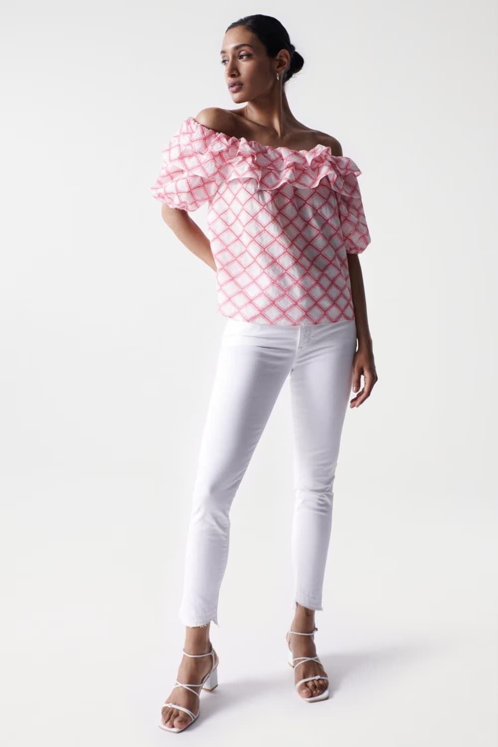 Blusa Salsa 21005917 010 light pearl - Imagen 2