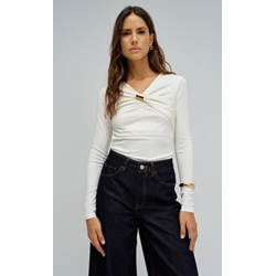 Blusa SALSA 21011057 001 White - Imagen 1