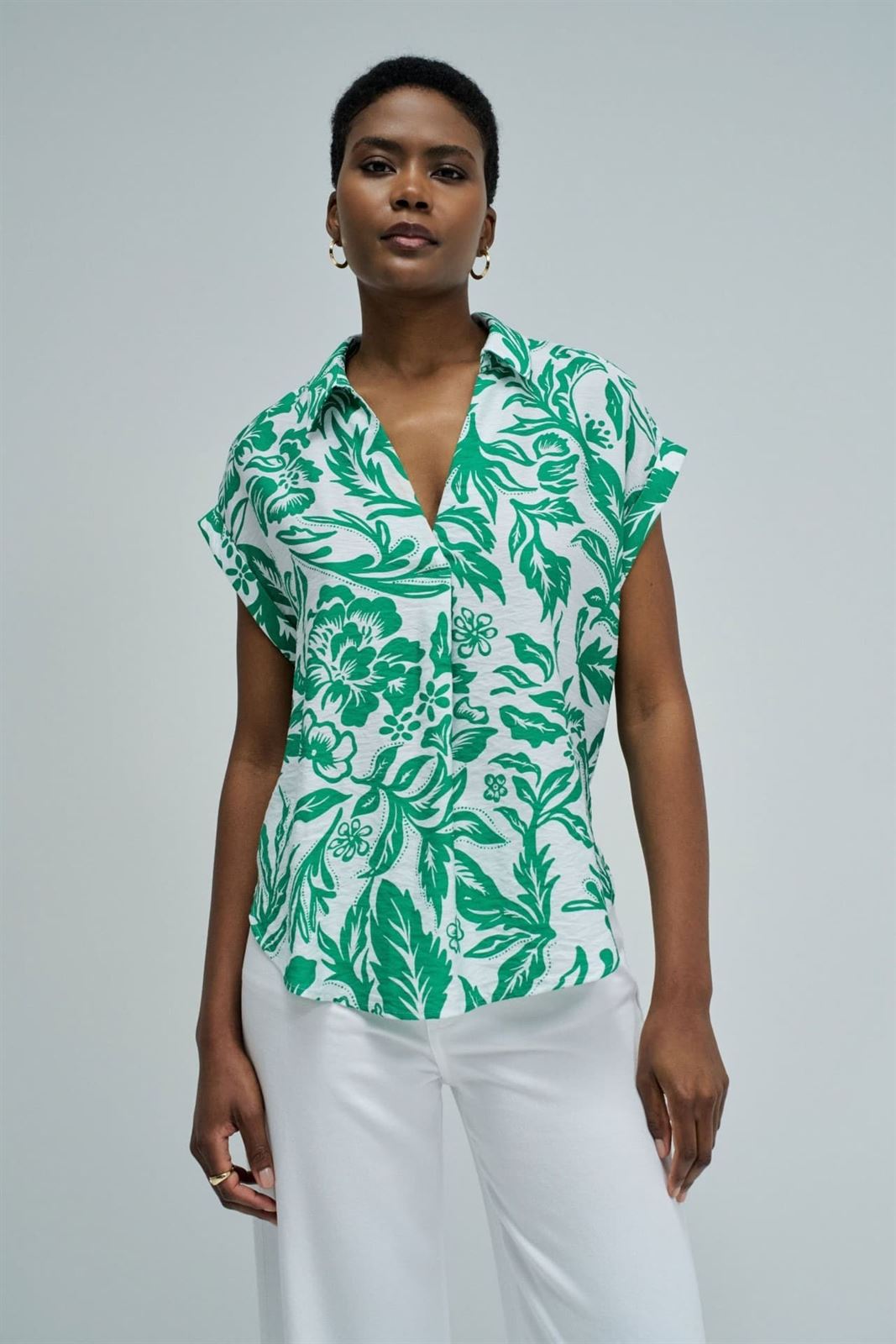 Blusa SALSA 21011121 001 White - Imagen 1