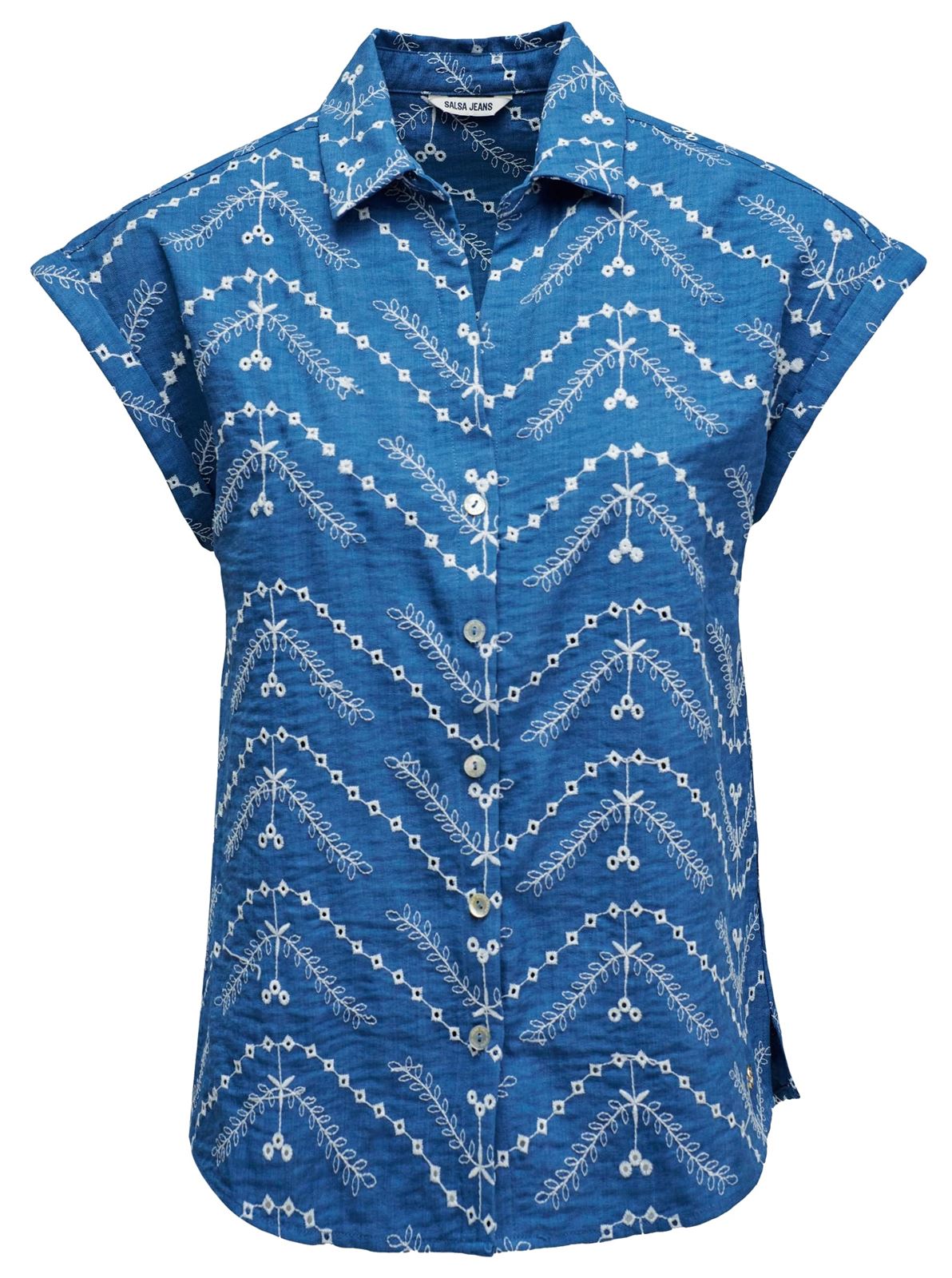 Blusa Salsa Jeans Blue 21010869 852 - Imagen 1