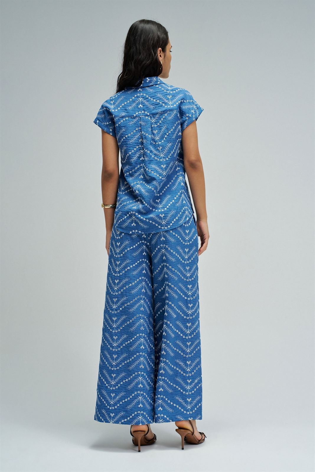 Blusa Salsa Jeans Blue 21010869 852 - Imagen 4