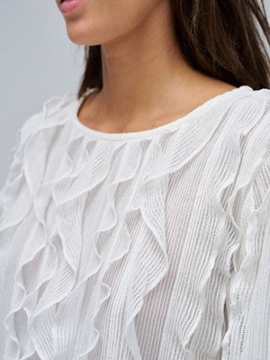 Blusa Salsa Jeans White 21010496 010 - Imagen 2