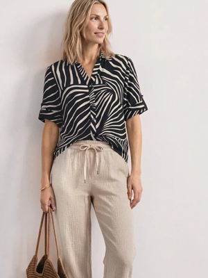Blusa Shirtcollar Black Street One 346736 20001 - Imagen 1