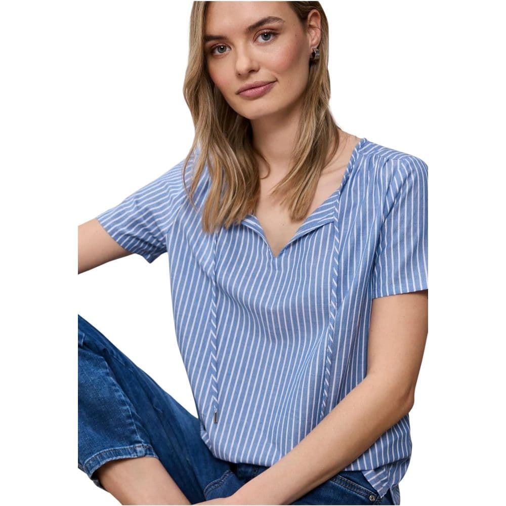 Blusa STREET ONE 346431 32289 original blue - Imagen 4