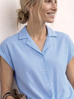 Blusa STREET ONE 346557 22289 ORIGINAL BLUE - Imagen 2